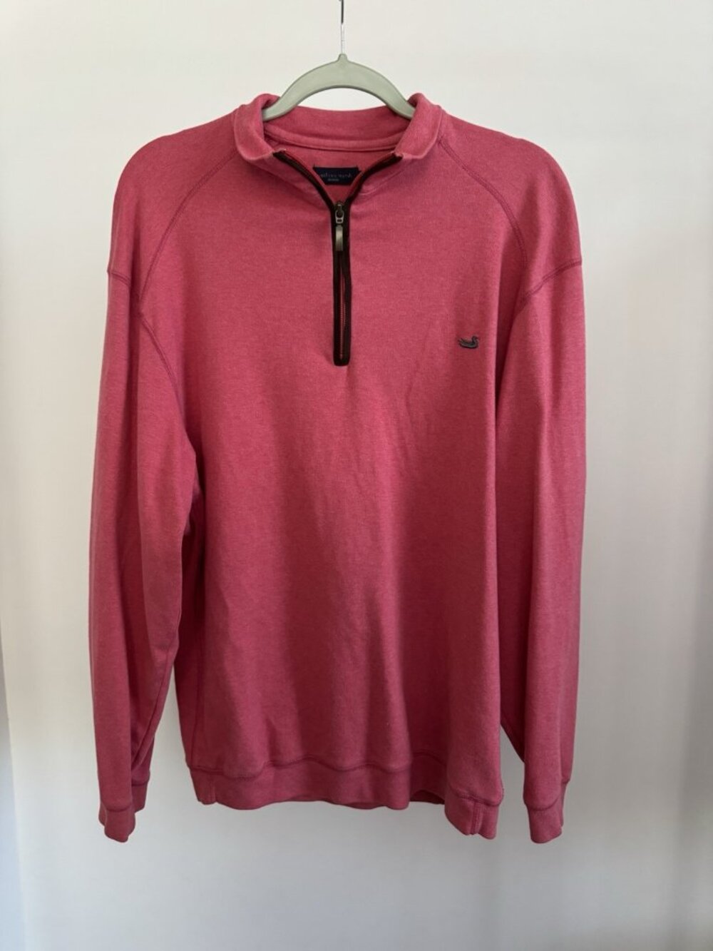 Southern Marsh Quarter Zip Pullover Men's Large Red Performance Fleece